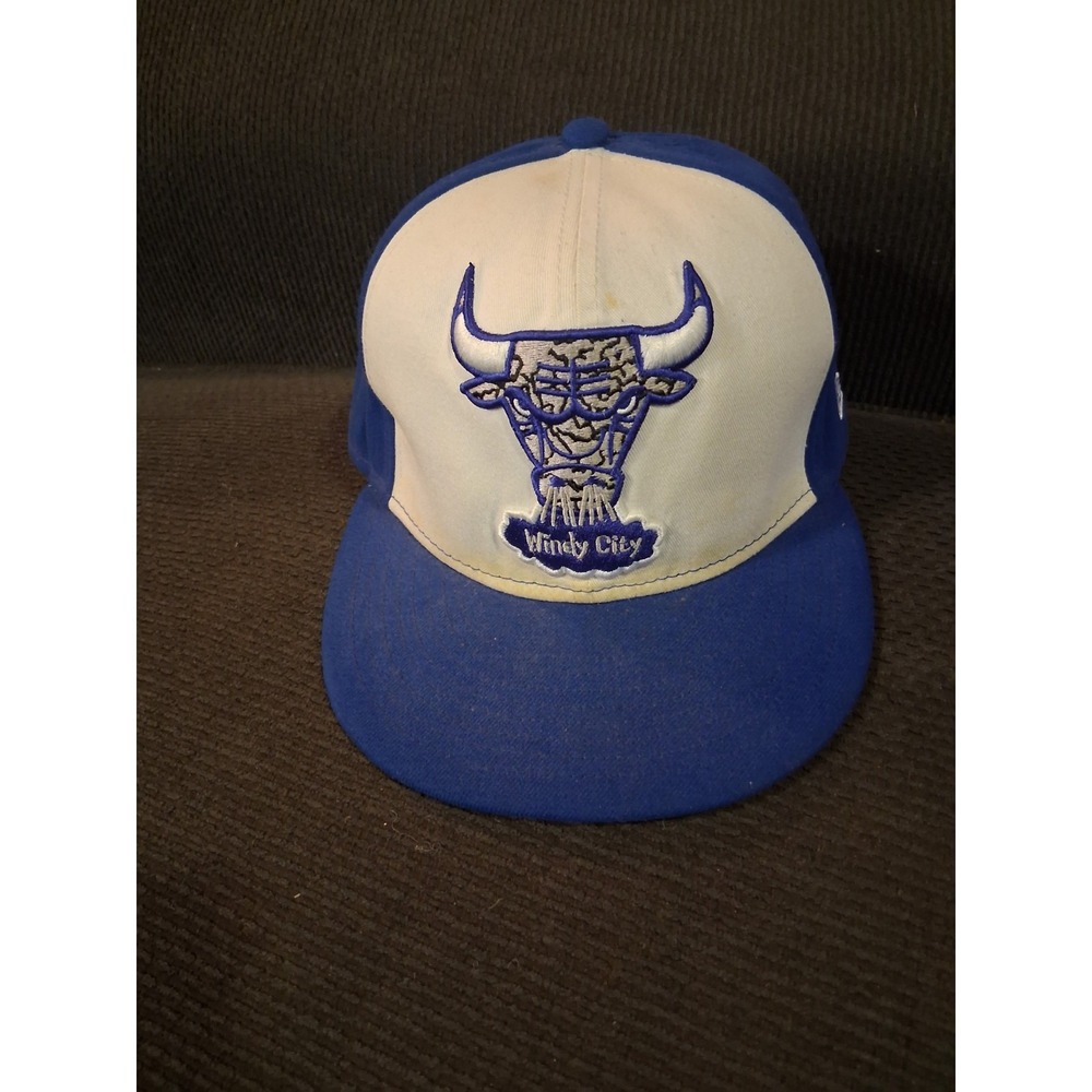 New Era 59FIFTY NBA Hardwood Classic Chicago‎ Bulls Blue Fitted Hat - Size 7 1/4